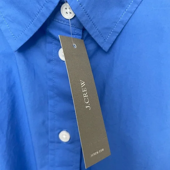 NWT Women’s J. Crew Blue Button Down Shirt - Picture 4 of 5